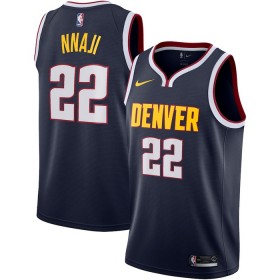 Dres Denver Nuggets Zeke Nnaji 22 Nike 2022-23 Icon Edition Navy Swingman